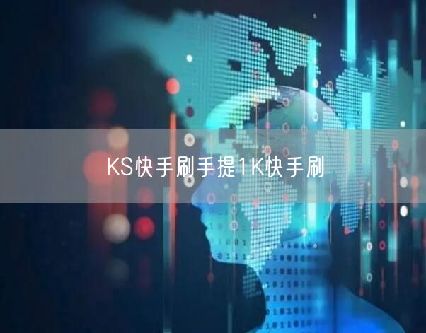 KS快手刷手提1K快手刷