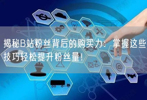 揭秘B站粉丝背后的购买力：掌握这些技巧轻