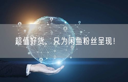 超值好货，只为闲鱼粉丝呈现！