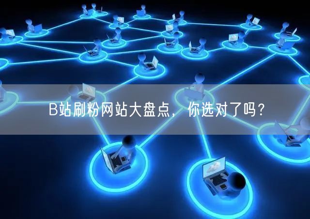 B站刷粉网站大盘点，你选对了吗？