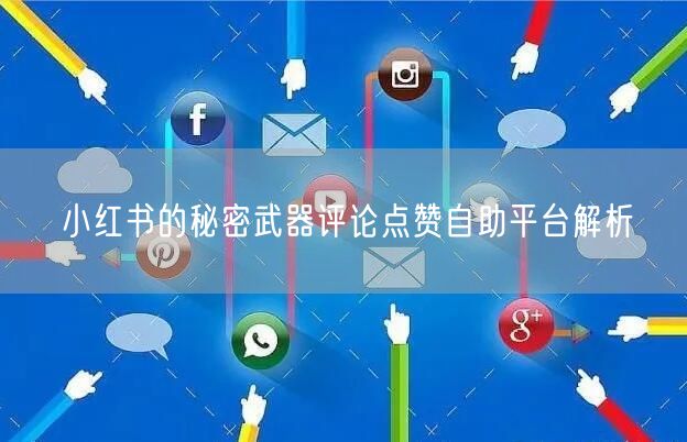 小红书的秘密武器评论点赞自助平台解析