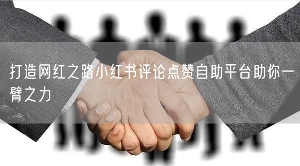 打造网红之路小红书评论点赞自助平台助你一